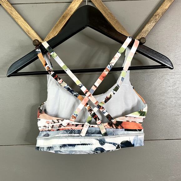 Lululemon Energy Bra Enlight Energy Bra Multi Sports Bra Womens Size 8 - Picture 4 of 4